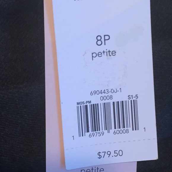 BANANA REPUBLIC Gray Lined Wool Skirt w/ Belt NWT - Picture 7 of 8